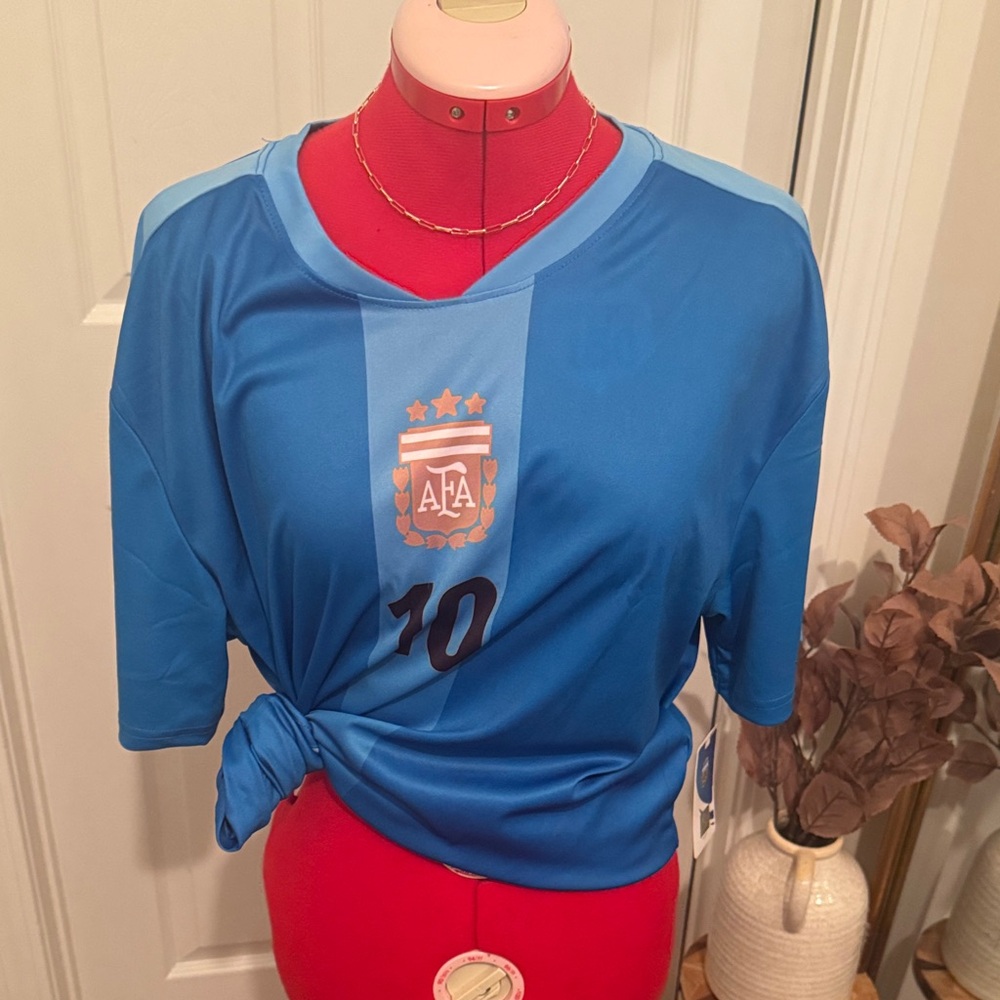 Argentina Blue #10 Soccer Jersey